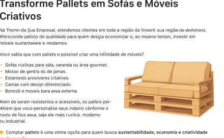 iZap Softworks - Transforme Pallets em Sofás e Móveis Criativos
